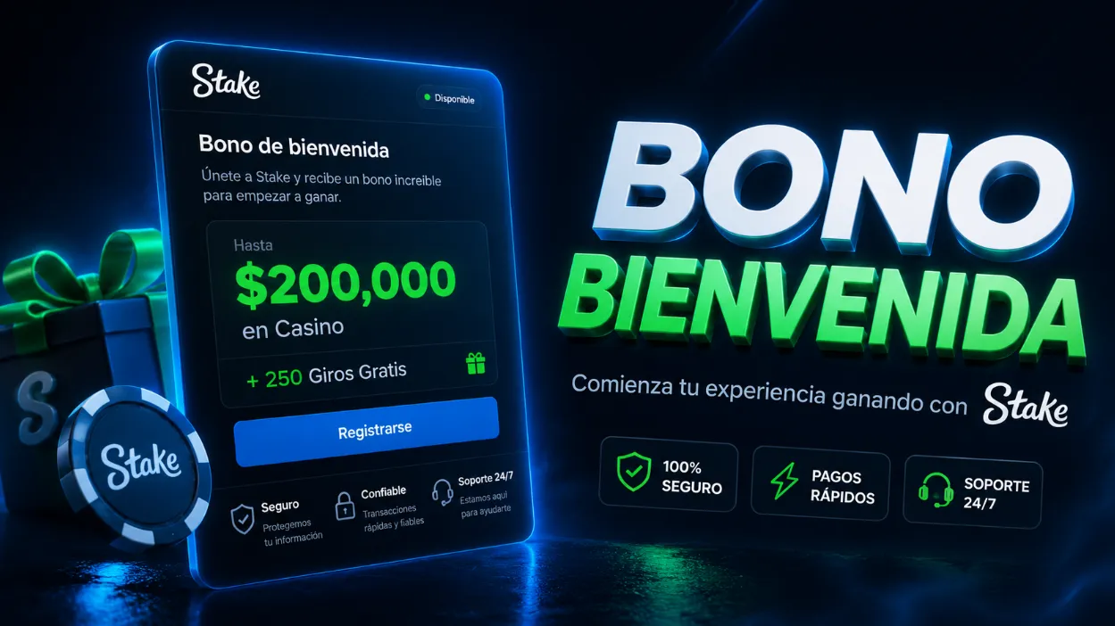 Bono de bienvenida de Stake