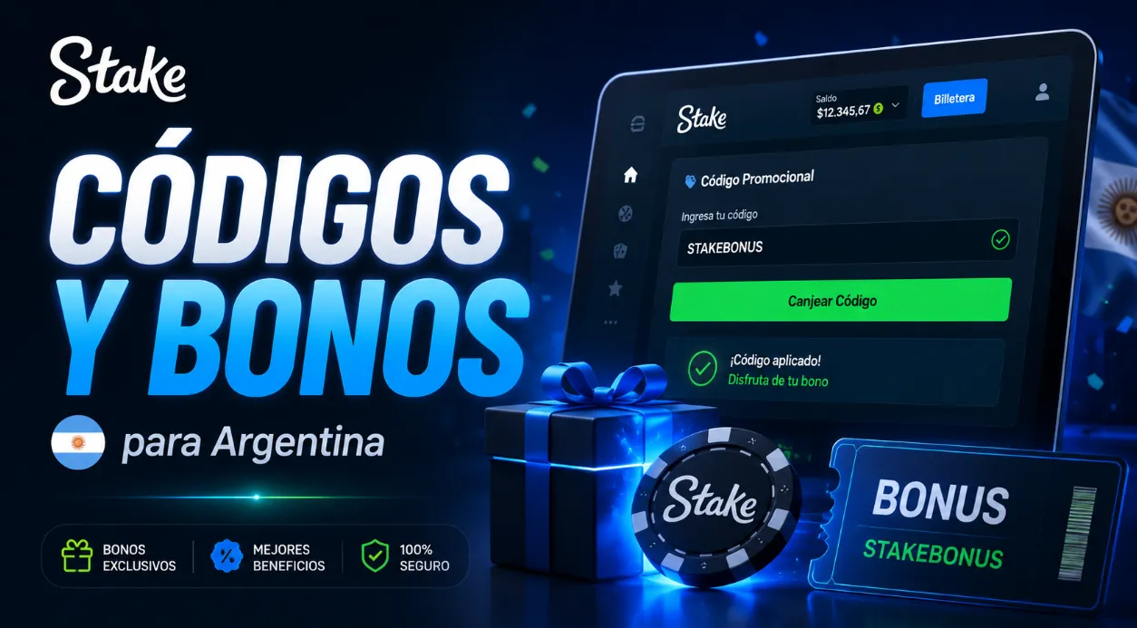 Códigos y bonos Stake para Argentina