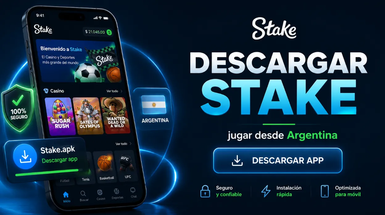 Acceso Móvil a Stake en Argentina con Casino, Apuestas